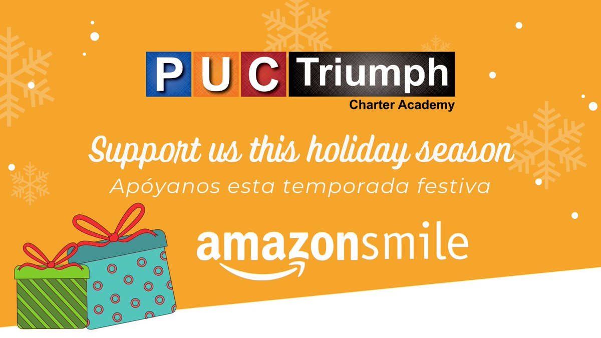 puctca's tweet photo. Please support our school by shopping on Amazon this holiday season by using the link https://t.co/2wOewLW5jb!
 ¡Por favor apoye a nuestra escuela comprando en Amazon esta temporada de fiestas usando el enlace https://t.co/2wOewLW5jb! https://t.co/uJ1mVOVw2r
