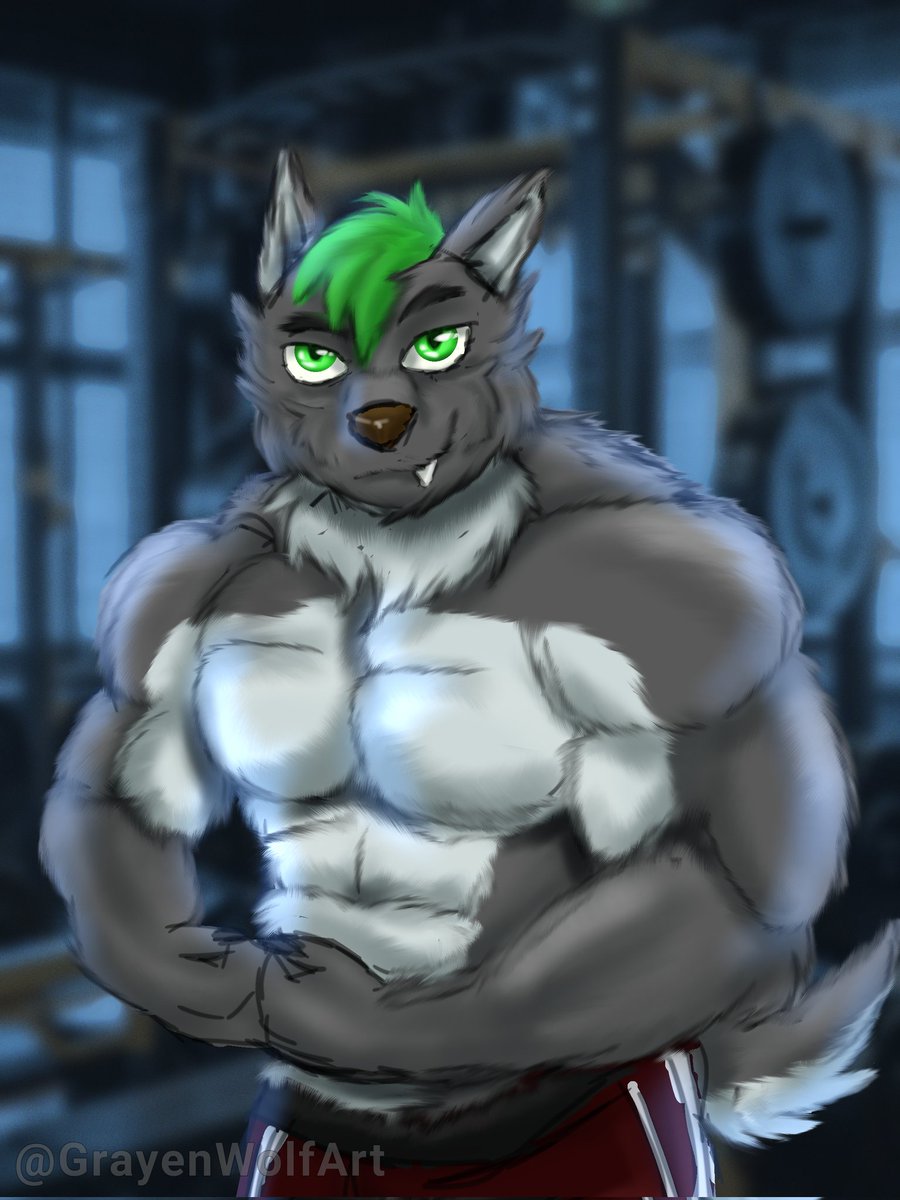 GrayenWolfArt's tweet photo. Gym doodle on the phone 💪
Good night everyone i go to bed now
#furry https://t.co/pOdD0tHDVT