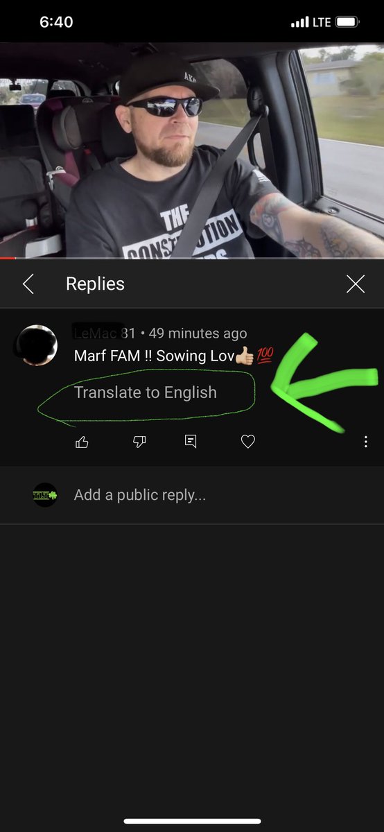 TwistedLuckINC's tweet photo. Got to share this with @Marfoogle bc it made me for real LOL🤣. Got this comment on a video I just uploaded. Between a couple common typos and YT not recognizing the word “Marf” it offers to translate to English!😂 #fooglefam (added the pic this time🤣) https://t.co/hcxhu1kTQP