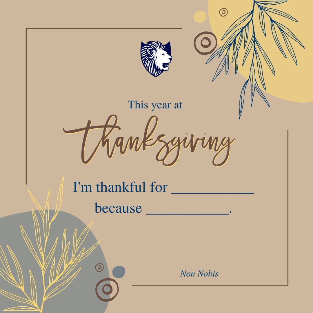 This year at Thanksgiving, I'm thankful for _______ because _______. Fill in the blanks and tag the person in the comments! #happythanksgiving #nonnobis #thankful #gratitude