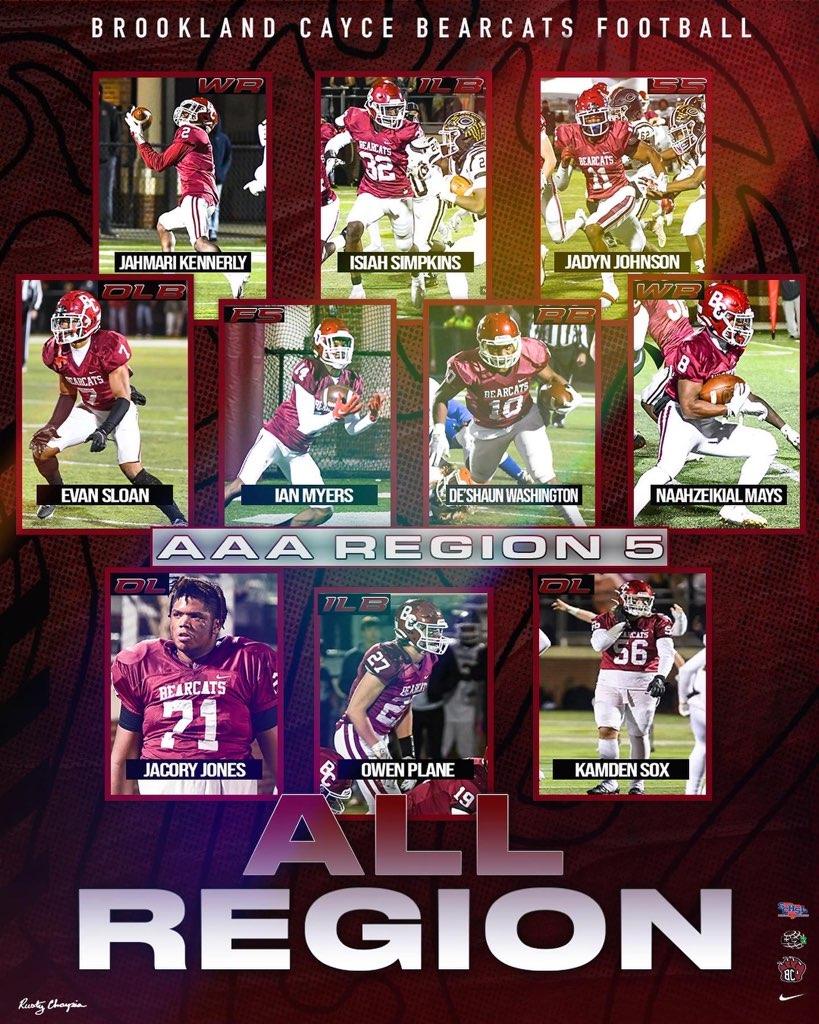 Congrats to your All Region Bearcats.  Go Bearcats!