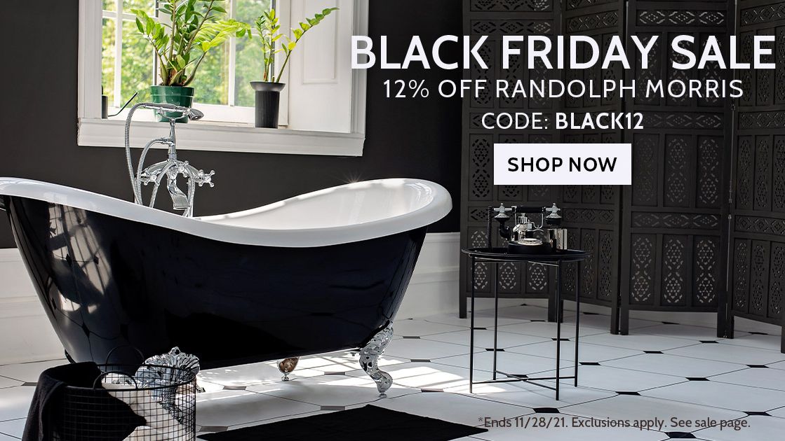 🎆Black Friday Savings🎆 Save big during our week-long #BlackFridaySale! Now through 11/28, save 12% on select Randolph Morris products with code BLACK12. bit.ly/3cIhyfR
