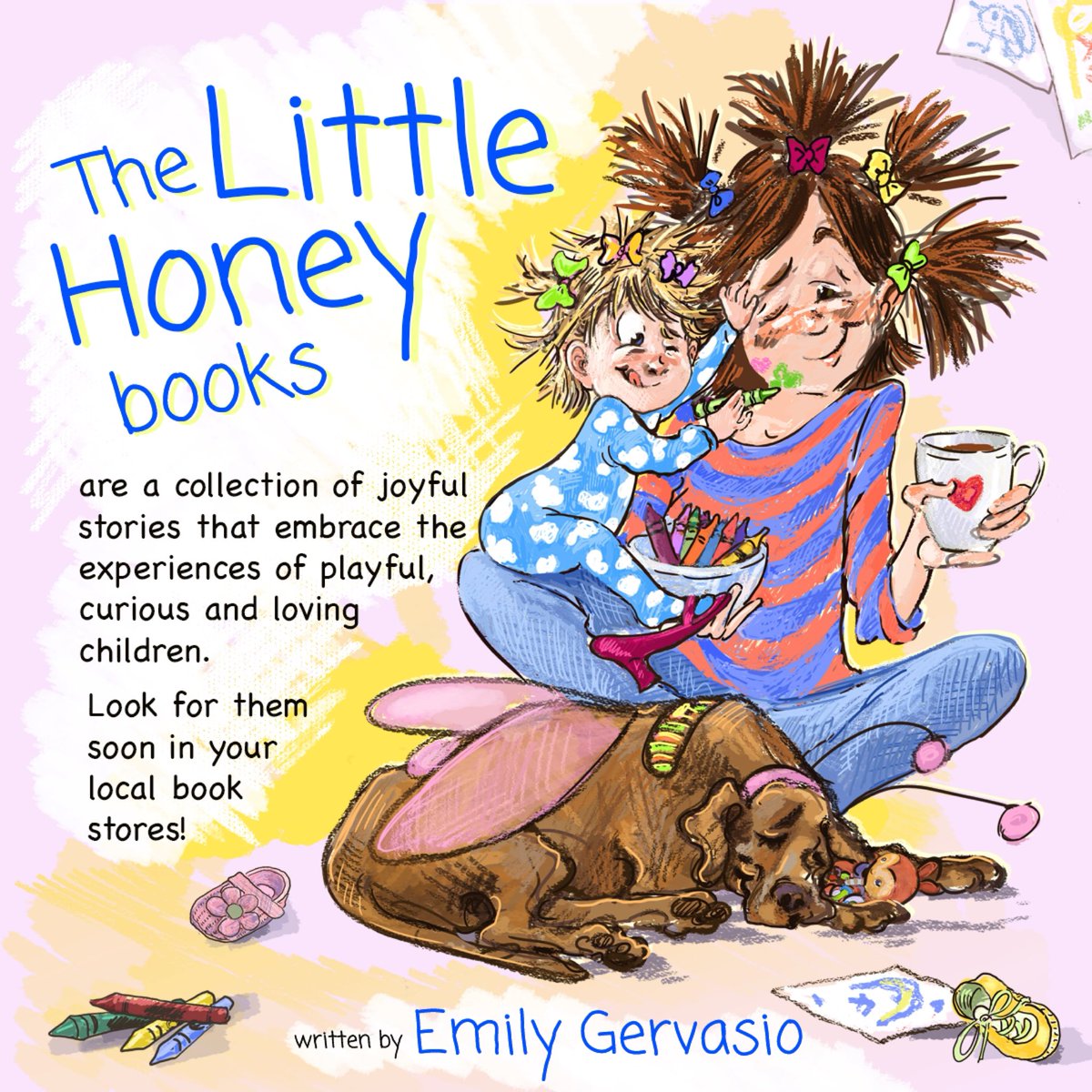 Emily_Gervasio's tweet photo. Thrilled that The Hickory Stick Book Shop in Washington Depot will have the first book in The Little Honey collection in stores this Saturday, Nov 27th! Look out of a chance to win a free copy of the book (comments below). https://t.co/xdiyFhXuB2