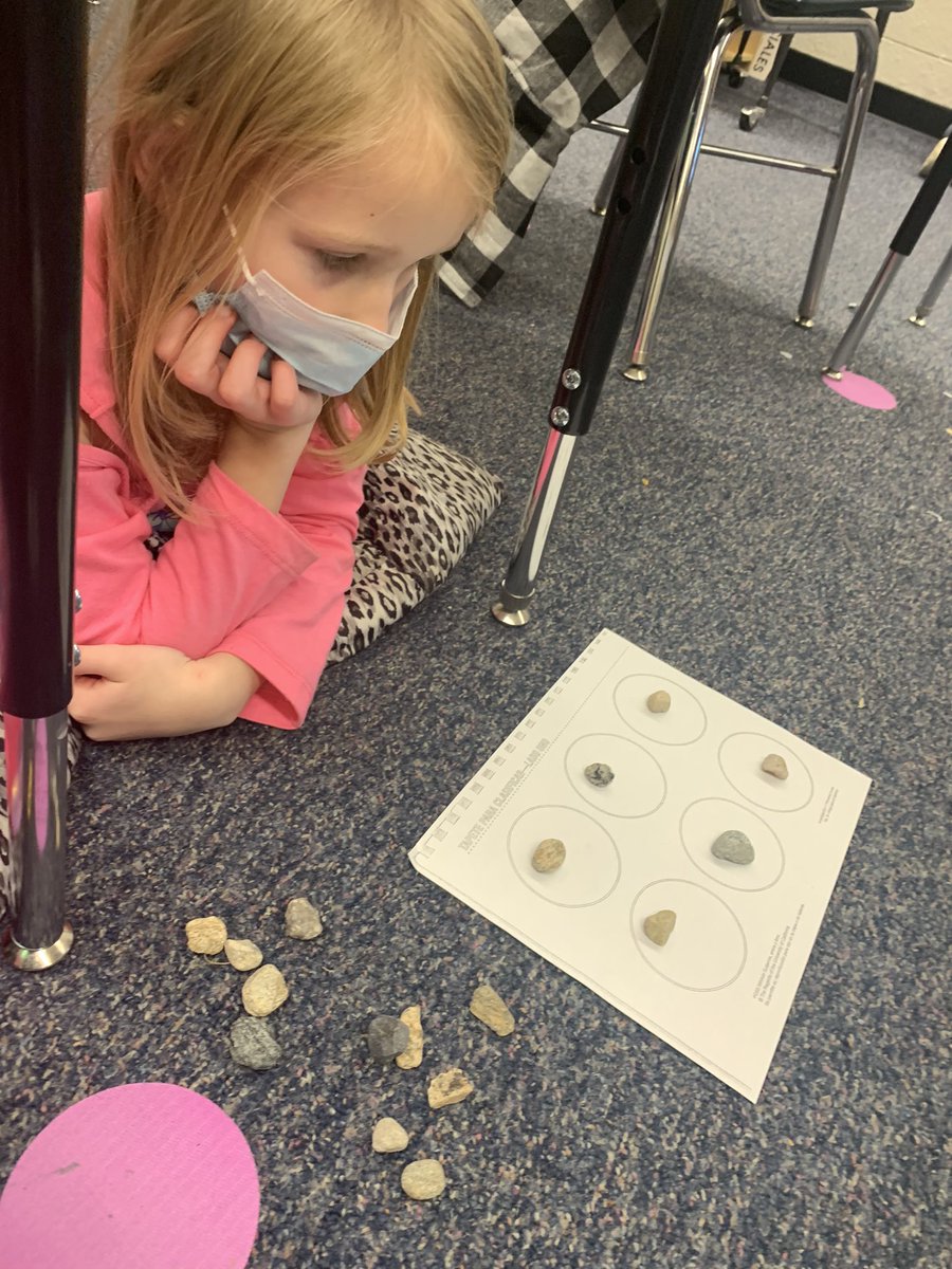 Laud0835's tweet photo. Sorting rockssss 🪨🐚 with my amazing @SCEBulldogs #rocks #Science 🍃 https://t.co/fTKhLji3o2