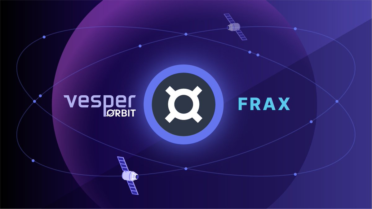 Vesper Finance (@vesperfi) on Twitter photo UPDATE -- <a href="/fraxfinance/">Frax Finance ¤⛓️¤</a> has entered Vesper Orbit! 🤝🔥
At launch: 12% base APY with 470% in VSP rewards.
orbit.vesper.finance
$FRAX $VSP #DeFi <a href="/fraxfinance/">Frax Finance ¤⛓️¤</a> UPDATE -- <a href="/fraxfinance/">Frax Finance ¤⛓️¤</a> has entered Vesper Orbit! 🤝🔥
At launch: 12% base APY with 470% in VSP rewards.
orbit.vesper.finance
$FRAX $VSP #DeFi <a href="/fraxfinance/">Frax Finance ¤⛓️¤</a>