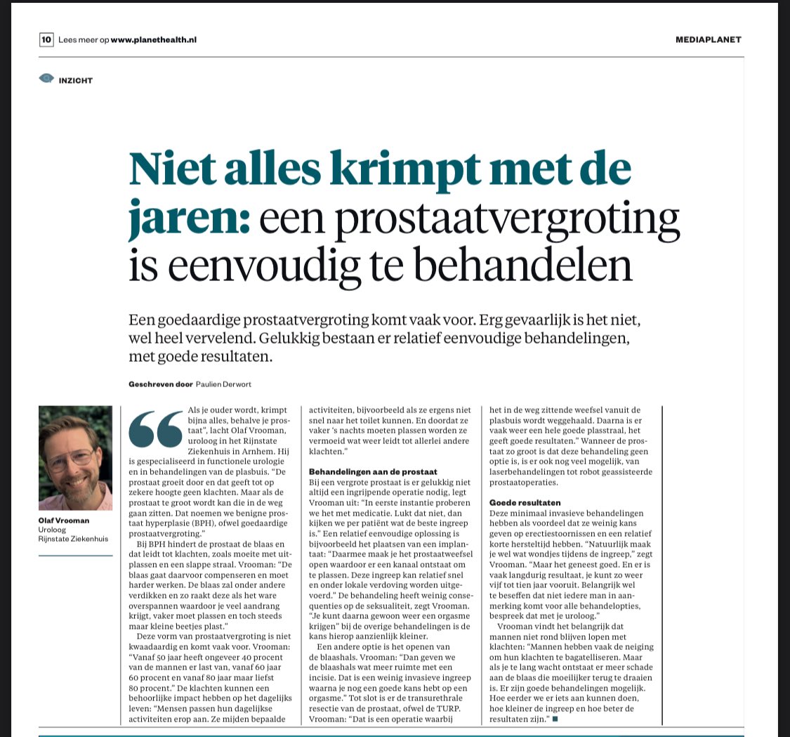 Mannen, wacht niet tot je vrouw/man je naar de uroloog stuurt… #plasklachten #nietalleskrimpt