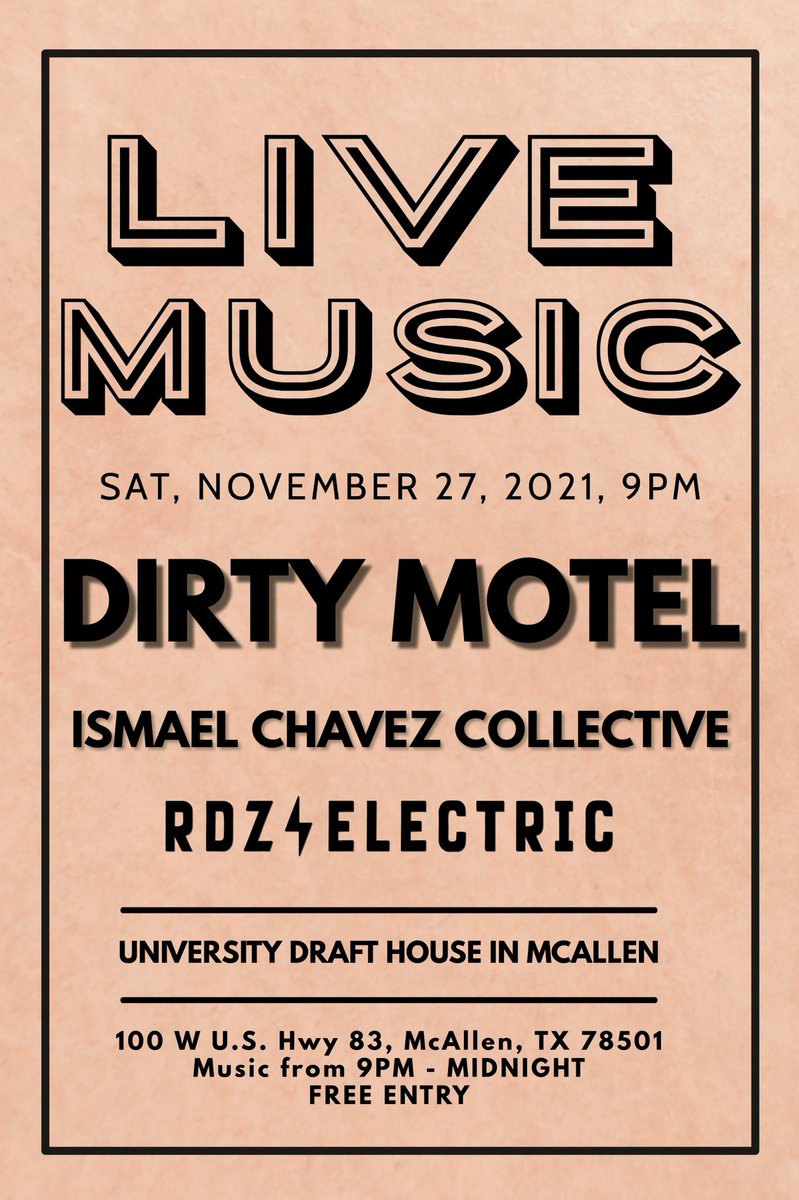 This Saturday in Mcallen! Pull up for a good time 🤍