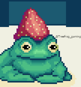 treefrog_gaming's tweet photo. pixel art practice 

Strawberry Frog

#pixelart https://t.co/6g6tmblP8s