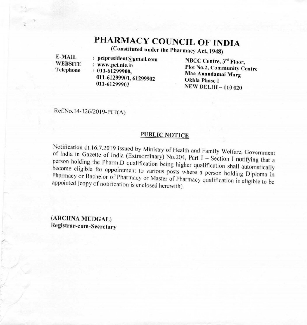 PharmdW's tweet photo. APVVP Notification Where Pharm.D Course is not mentioned even though they possess pharmacist license and as per the gazette notification Pharm.D are eligible for the posts of Dpharmacy Bpharmacy and MPharmacy is the highest qualification.Require Immediate action  @AndhraPradeshCM https://t.co/cJOW1A2Iwf