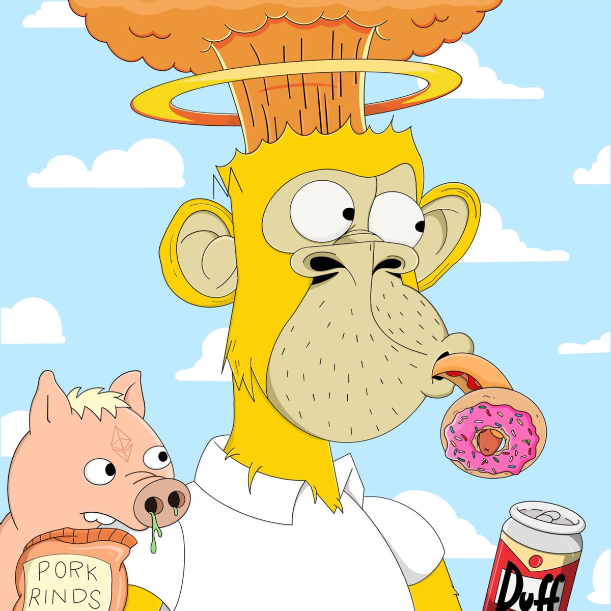 syddakid_art's tweet photo. Homer Ape Gone wild
Available on @withFND
#nft #NFTartist #nftcommunity #nftcollector #nftdrop #withFND #nftasia #opensea #rarible #Simpsons #illustration #artwork #apecollection https://t.co/Iac2iZ4n74