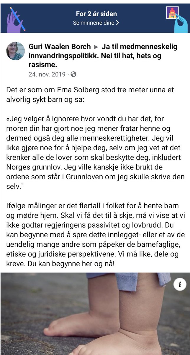 GuriBorch's tweet photo. 2 år etter er det som om
@jonasgahrstore stod tre meter unna et lite barn og sa: "Jeg velger å ignorere hvor vondt du har det, for moren din (..)." #AlRoj #Syria #barnetsbeste #barnekonvensjonen #grunnloven https://t.co/zWcxvBjQ7H