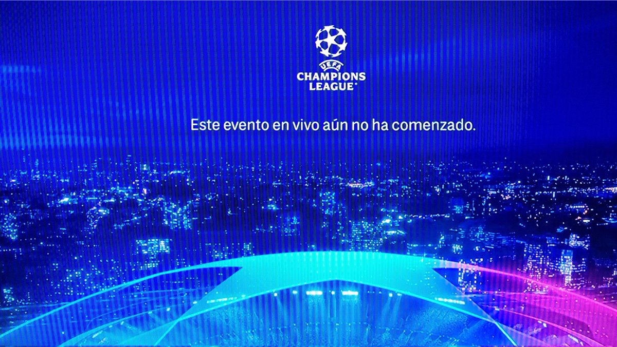 CesarAhdz's tweet photo. Bien ahí ya empezó el partido y no lo están transmitiendo solo falta que cuando empiece nos pongan al "Pollo" 
#HBOMax #ChampionsLeague  #TNTSportsMex 
te extrañamos #FoxSports #ESPN https://t.co/1CAowtGJ4z