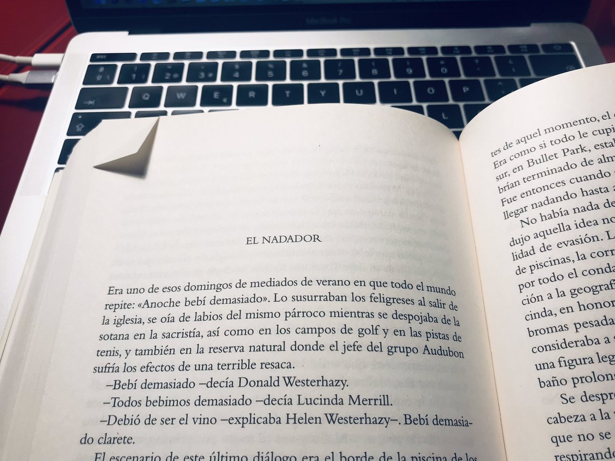 beasobrino_d's tweet photo. Nota mental: elevar El Nadador de John Cheever a la categoría de textos imprescindibles.
#elnadador #johncheever #ramdomhouse #cuentos #undescansito https://t.co/mgjfxbBJPC
