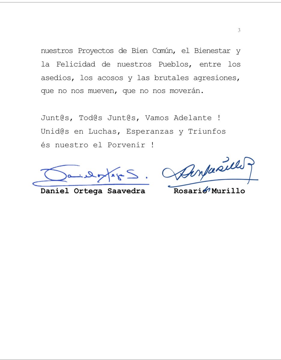 🇳🇮🇨🇺Mensaje al General Raúl Castro Ruz, al Pdte. <a href="/DiazCanelB/">Miguel Díaz-Canel Bermúdez</a> en ocasión del 5to aniversario el tránsito a otro plano de vida del Cmdte. Fidel Castro.
 
“Aquí está Fidel… Aquí nos habla Fidel… Aquí su Fuerza inclaudicable e insobornable, su Fortaleza..”

#FidelPorSiempre