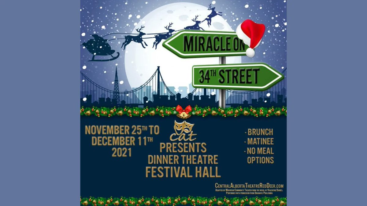 GordsSmokeShop's tweet image. Check out this festive show from @cat_theater 🎄 
You'll also see our resident actress Rebecca in action as Doris!
#SupportLocalTheater