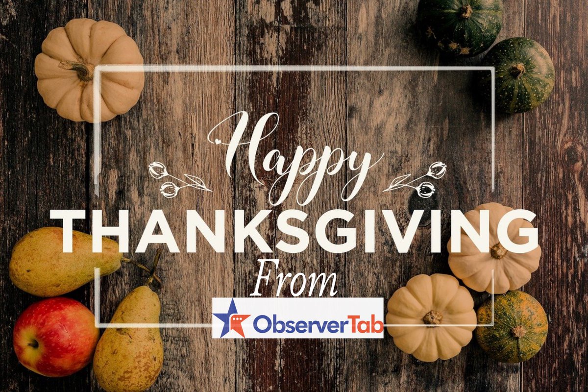 ObserverTab's tweet photo. Wishing everyone near and far a reflective and gracious Thanksgiving. 🦃🍽🍁#thanksgiving2021 #education #teachersupport https://t.co/y7TcpXZCtF