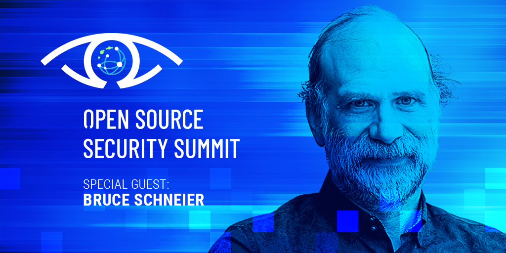 Bitwarden's tweet photo. Save your seat for a chat on the intersection of security and technology with special guest @schneierblog at the #OpenSourceSecuritySummit on December 9! https://t.co/X0UlQKBC9N https://t.co/DoLibwM0zd