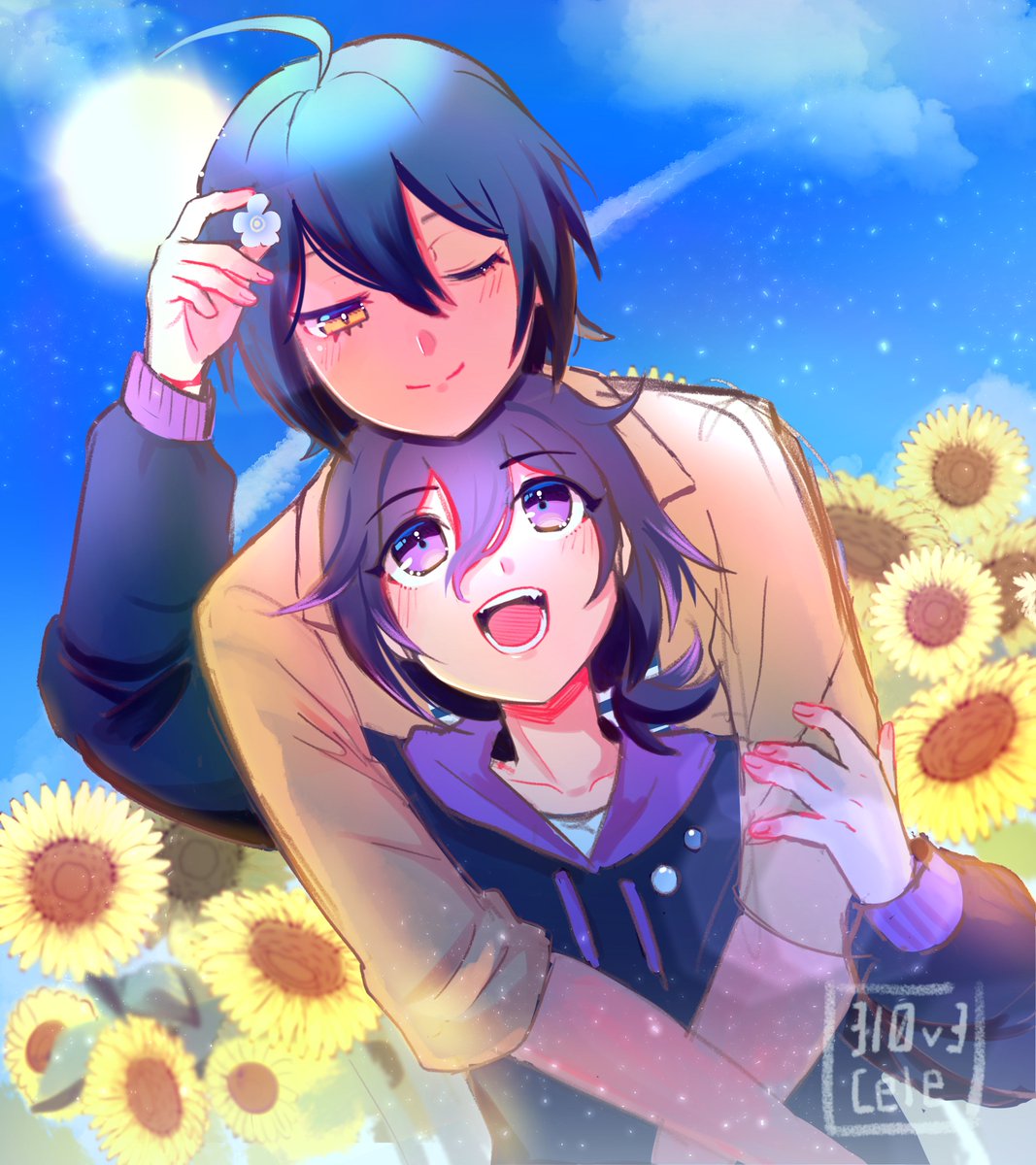 310v3's tweet photo. it's just about summer here... 🌻💙💜 https://t.co/pOvo6XbESd