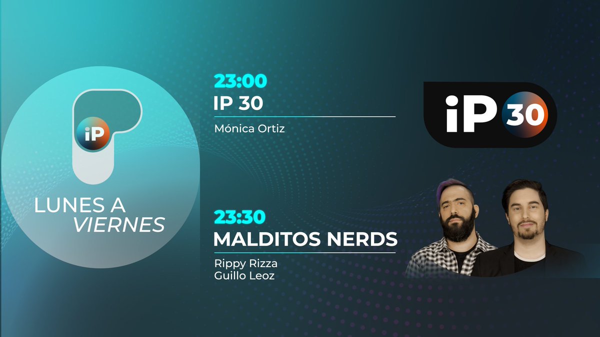 argentina12ok's tweet image. ESTA NOCHE EN IP 📺 | Terminá el miércoles con toda la información.

Un repaso de todo lo que pasó en la jornada, de la mano de @moviortiz en #IP30. Después, sumate a #MalditosNerds con @RippyRizza y @guilloleoz.

👉 bit.ly/IPNoticias