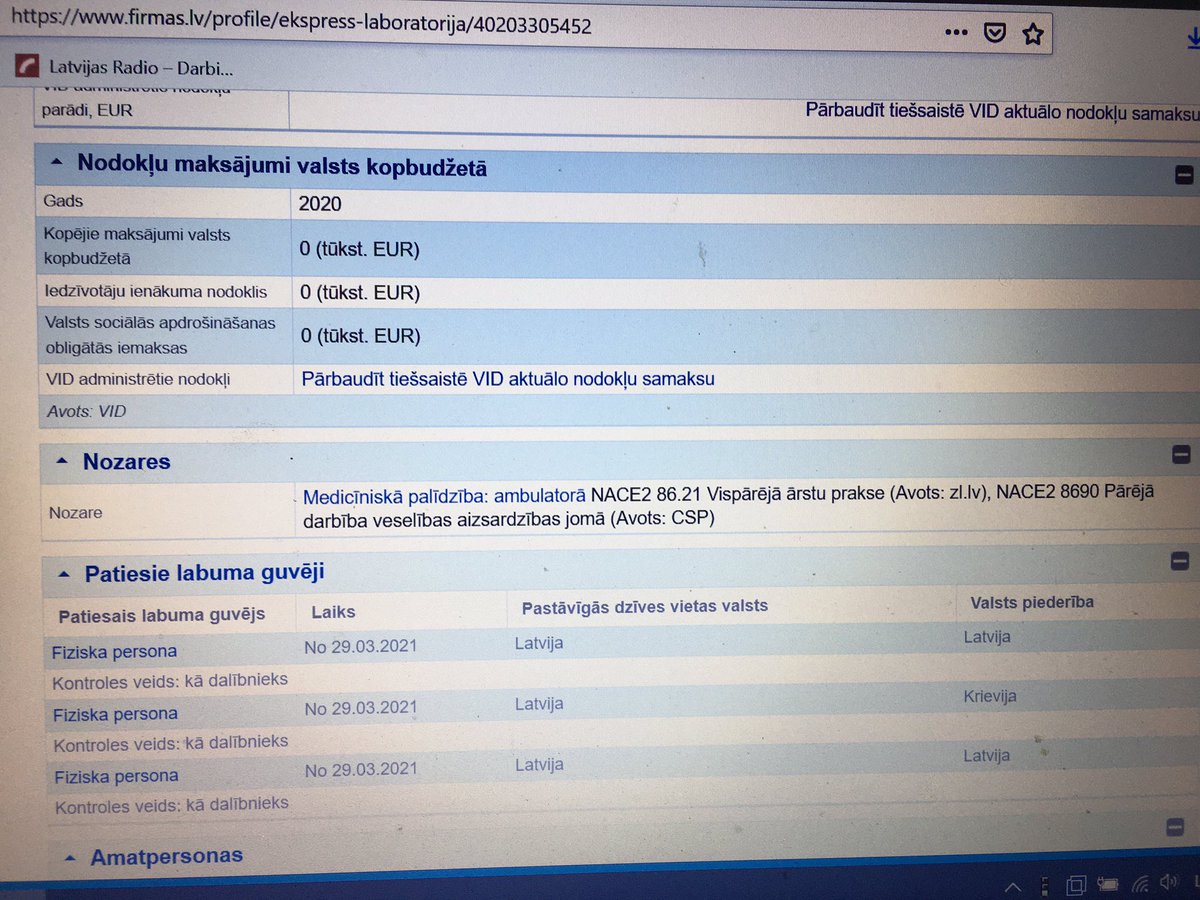 EvijaUnama's tweet photo. Šis ir ļoti skaisti! Martā nodibini SIA un rudenī saņem darījumu. 

Valsts aizsardzības loģistikas un iepirkumu centrs pirmo līgumu par Covid-19 slimību izraisošā vīrusa antigēna paštestu piegādi noslēdzis ar uzņēmumu "Ekspress laboratorija" par kopumā trīs miljoniem eiro https://t.co/n1sT3qBdVX
