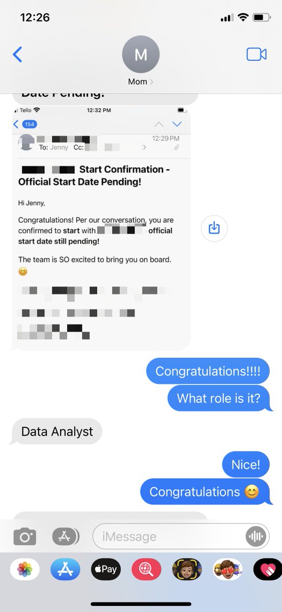 My 52-yo, immigrant mother just got her first job as a data analyst after 15 years as a nail technician.

It is NEVER too late to pivot and pursue a new career.