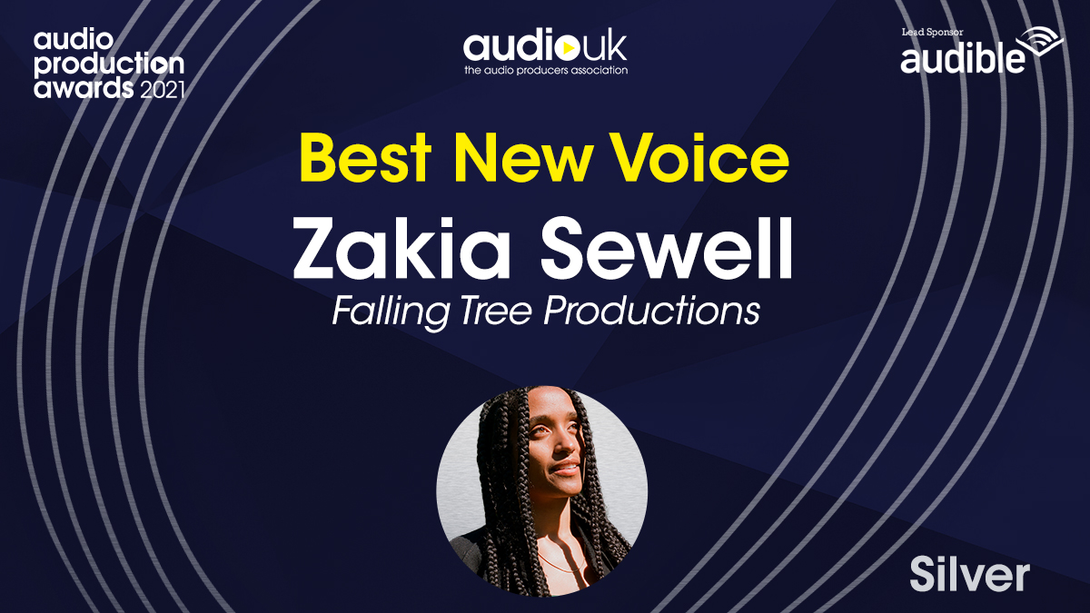 WeAreAudioUK's tweet photo. @sonali @ade_oladipo1 @talkSPORT @DomJJS @Jack_Blanchard_ @POLITICOEurope @FallingTreeProd @prisonbag @lizajward1 @WhistledownProd @zakiasewell The Bronze award for Best New Voice goes to:
@lizajward1 - @whistledownprod

The silver goes to:
@zakiasewell - @fallingtreeprod

#APAs2021 https://t.co/Qjls9c5sBj
