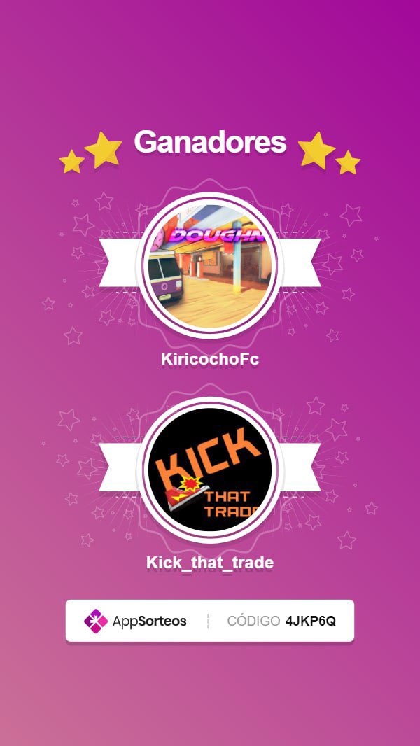 CriptoGemas_R4H's tweet photo. ❗️Buenas Comunidad 📌

Anunciamos a los dos ganadores de los dos Golden Tickets de @spaceclucks 🥳👏🏻

Ganador 1 - @KiricochoFc 
Ganador 2- @Kick_that_trade 

Os dejamos el enlace del sorteo:

https://t.co/XpRH3lEj3f

¡Os mandamos un mensaje privado!

#criptogemas #spaceclucks https://t.co/yluu0ZWVjw
