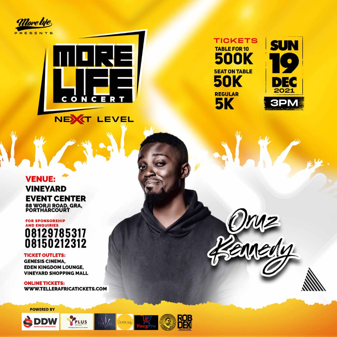 It's always a glorious experience with <a href="/oruzkennedy/">Oruz Kennedy</a> 
This year's concert will be one for the history books 
#morelifeconcert21
#nextlevel
