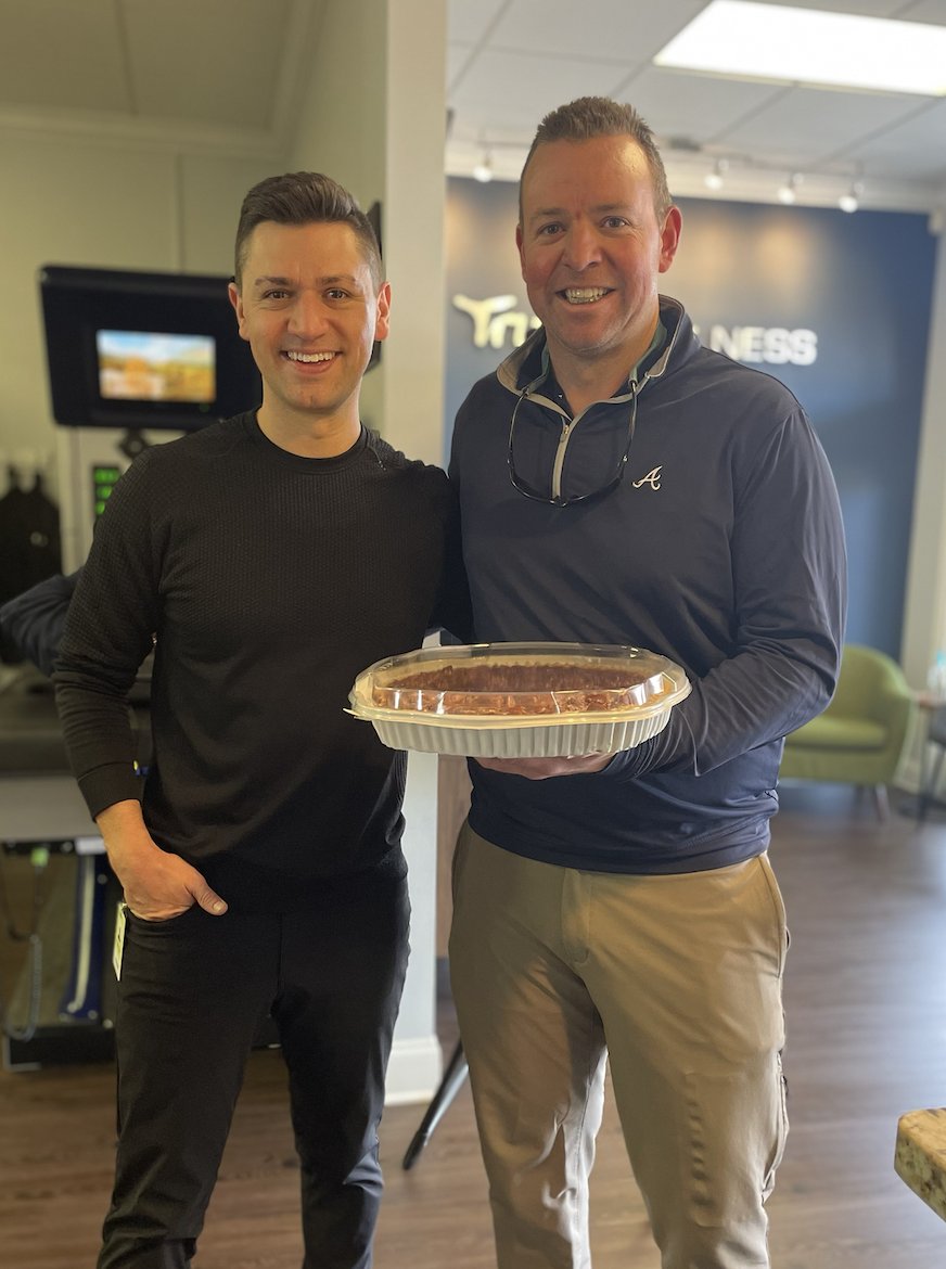 ZWELaw's tweet photo. I found the last pecan pie in town (according to my wife)!  Go see the crew at True Wellness Medical for your personal injury needs and grab a dessert while they last! https://t.co/AYgazJpV5A
