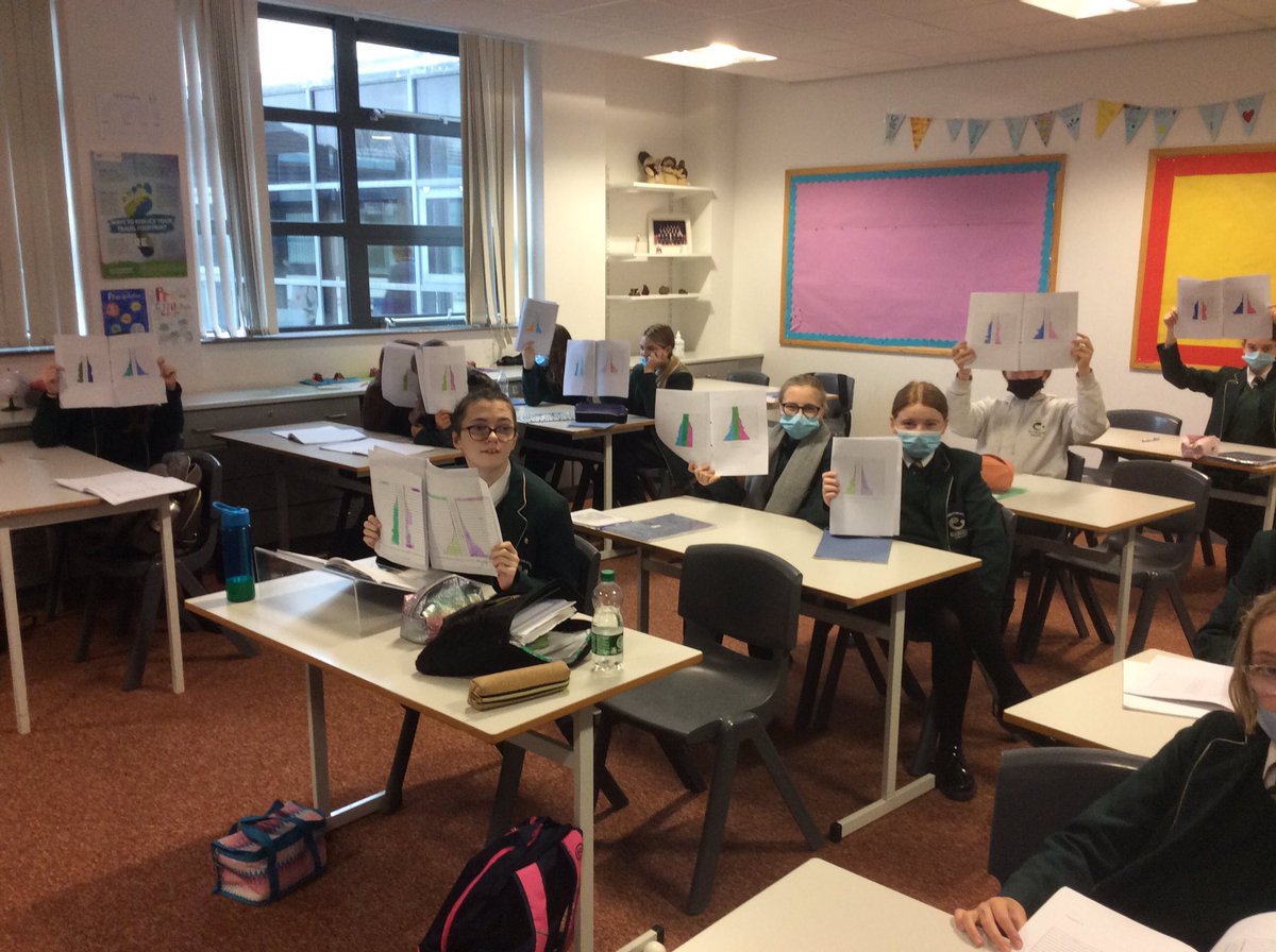 9 Courage pupils analysed data to create these impressive #PopulationPyramids #ProudTeacher #GeographySkills @StCeciliasDerry