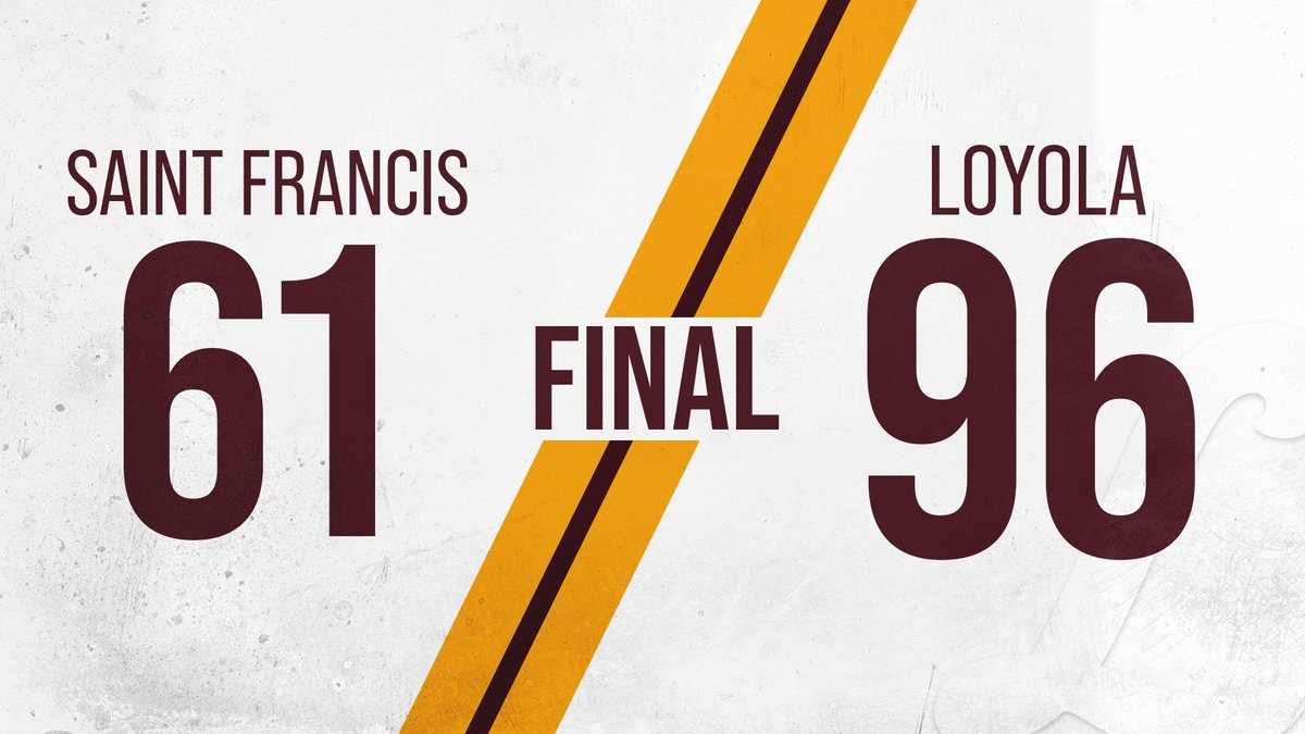 RamblersWBB's tweet photo. RAMBLERS WIN!

@Mayachandler11 &amp; @BallinJanae both with 21 PTs in the 96-61 victory over Saint Francis! https://t.co/vIMfKGofZC