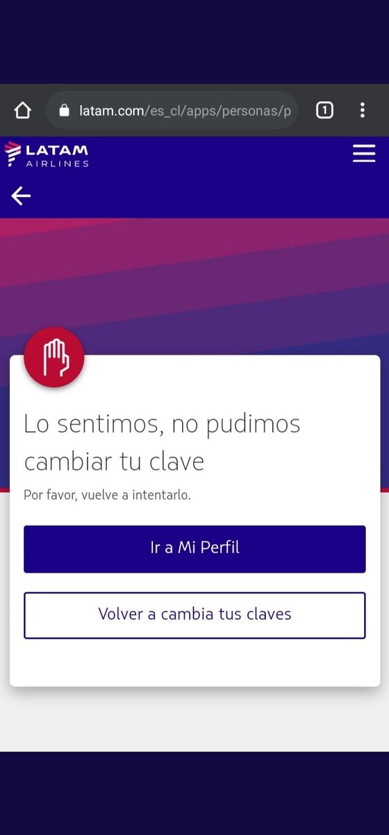 leylap_k2's tweet photo. @LATAM_CHI desde marzo esperando respuesta a mi reclamo. Marzo!!!! No puedo comprar por contact Center sin clave 🤬🤬🤬 https://t.co/MU78E8zLAl