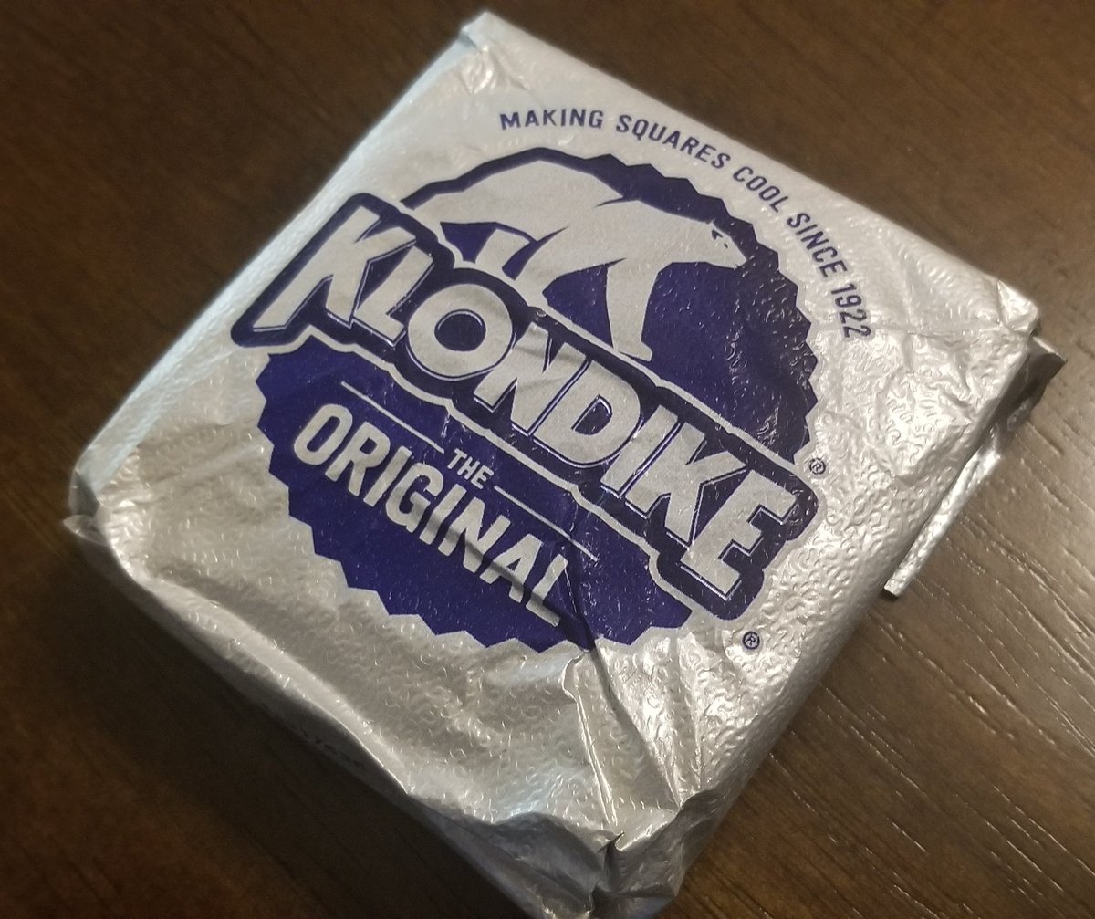 PeggyWith's tweet photo. @TheBigAndSexy70 The next time you have a cup of coffee, grab a @Klondikebar. https://t.co/Ka6DK4BiiJ