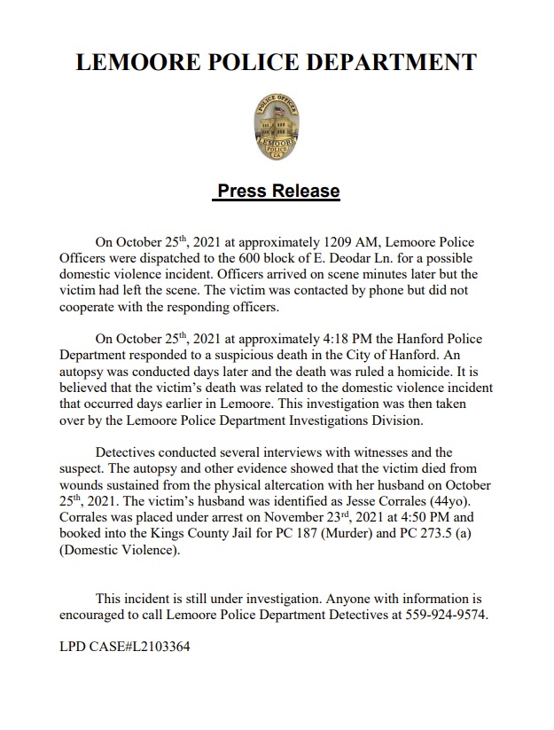Lemoore PD tweet media