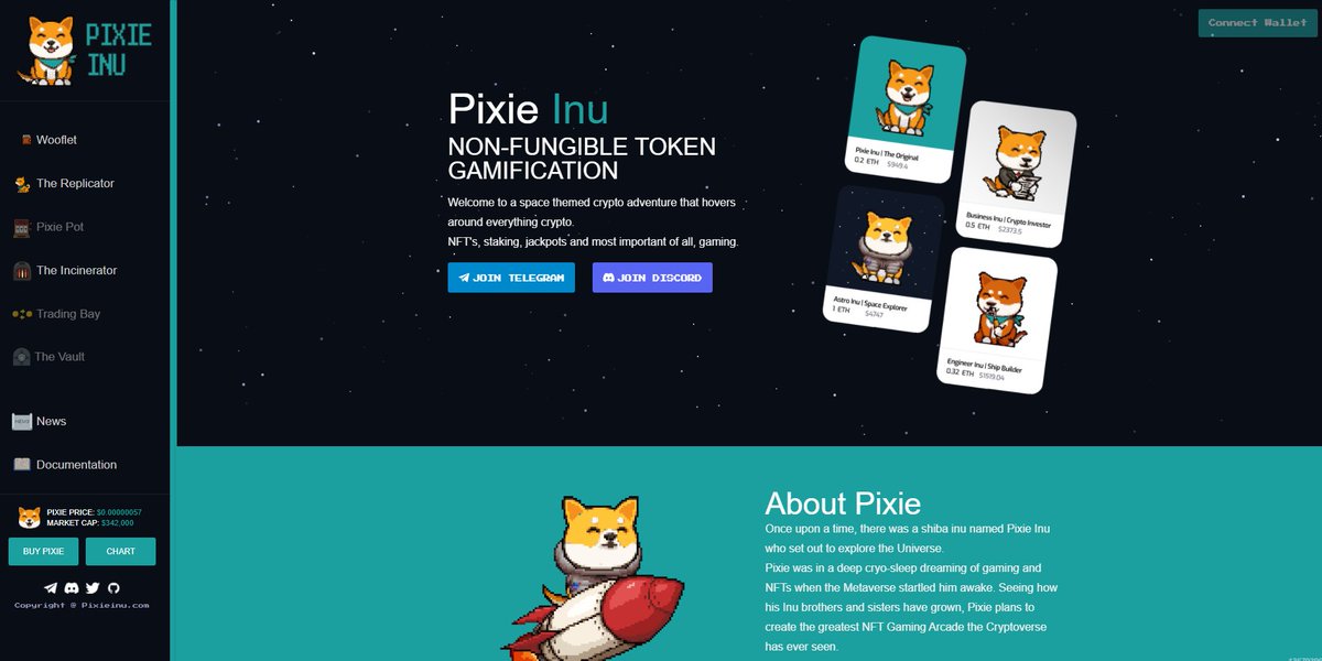 Pixie_Inu's tweet photo. Hey #PixiePack, V2 of our website is now LIVE!π¨
- Easy GUI
- Wallet Connect
- New Staking Functions
Be sure to check it out for yourself!
πhttps://t.co/uBGn1jXiHJ
#PixieInu $PIXIE https://t.co/ypfn9aF25k