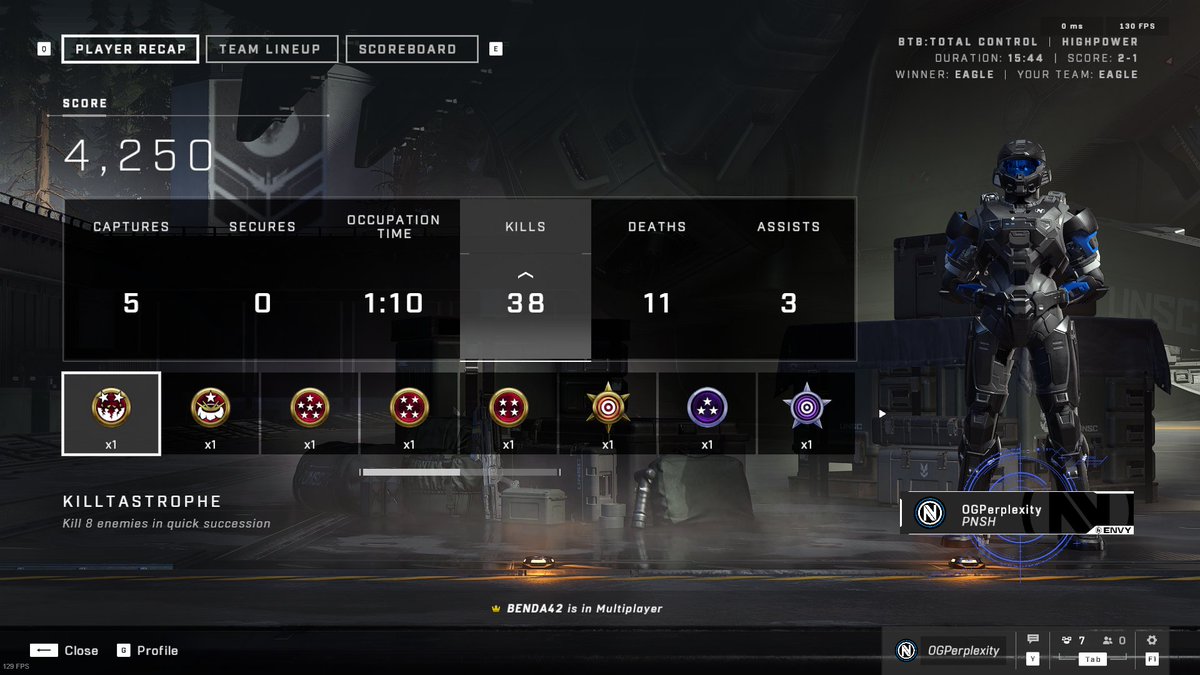 TheOGPerplexity's tweet photo. Got a freaking Killtastrophe while playing with @Benda42Gaming and even got a running riot finally lol. #TeamB42 #WashedUpPubstar #TeamSCUF #FreekNation https://t.co/cPQYYUKCy3