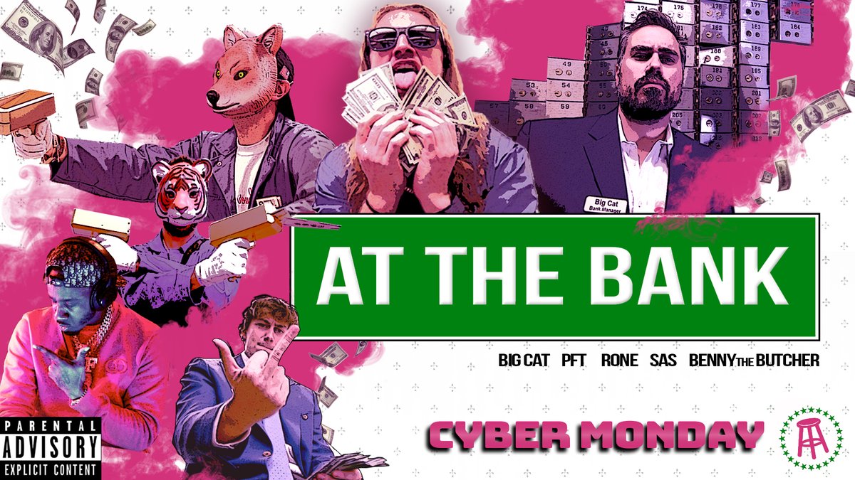 CoreySmutledge's tweet photo. Needed to make a thumbnail good enough for the video this Cyber Monday.... #AttheBank @PardonMyTake https://t.co/LUuY4vpaGW