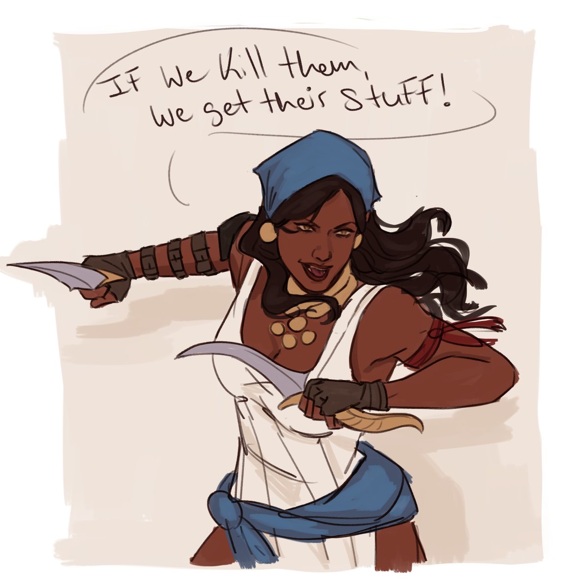 agreeablepossum's tweet photo. I started a replay of #DragonAge 2 and I forgot how funny Isabela's dialogue is...sketched some of my favorites ❤️ https://t.co/9jRpXX6ree