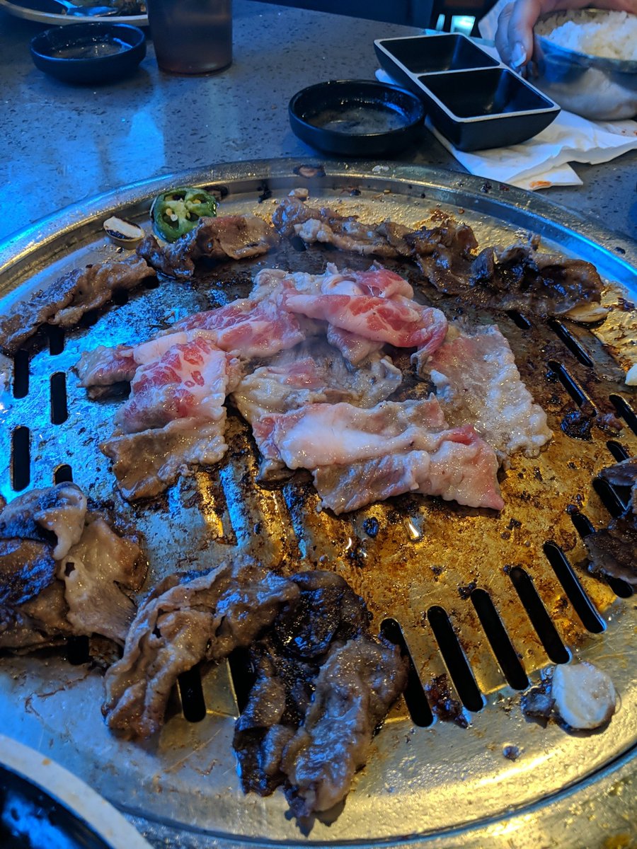 As much as I love KBBQ I feel like Hansel &amp; Gretel being fattened up for the witch. Save my stomach...