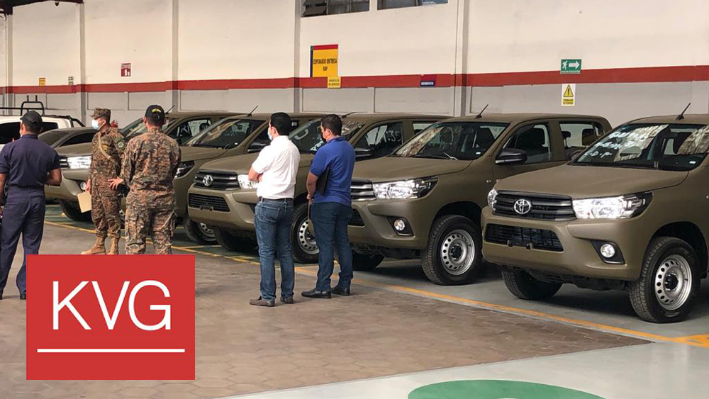 KVG_HQ's tweet photo. Comalapa, El Salvador - KVG delivered customized vehicles to the 2nd Air Brigade of the Salvadoran Air Force at Comalapa Air Force Base in ongoing support of counter-narcotic and global threat mitigation efforts in Central America.
#KVG
#Logistics
#KVGTeam
#MissionSupport https://t.co/XMLN5bMuKg