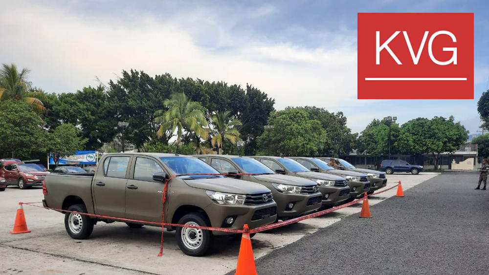 KVG_HQ's tweet photo. Comalapa, El Salvador - KVG delivered customized vehicles to the 2nd Air Brigade of the Salvadoran Air Force at Comalapa Air Force Base in ongoing support of counter-narcotic and global threat mitigation efforts in Central America.
#KVG
#Logistics
#KVGTeam
#MissionSupport https://t.co/XMLN5bMuKg