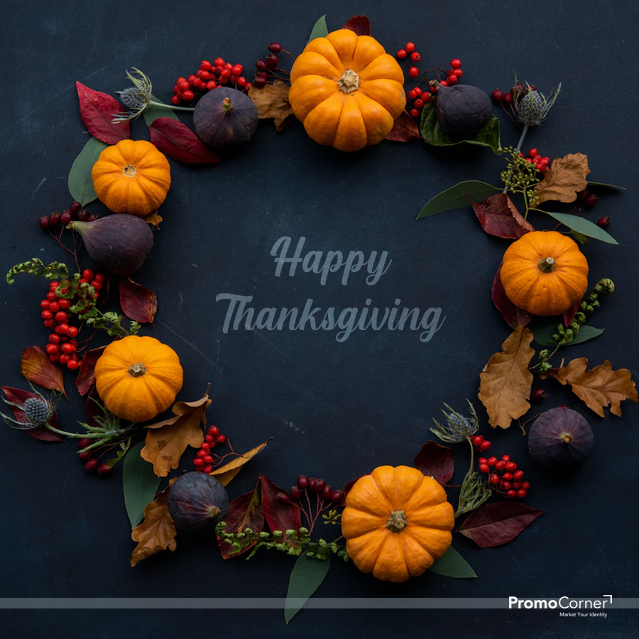 promocorner's tweet photo. PromoCorner will be closed tomorrow and Friday (11/25 & 11/26) in celebration of Thanksgiving. We are so thankful for everyone in our promo-family!
#HappyThanksgiving #PromoFamily https://t.co/qp7e4IxzTB
