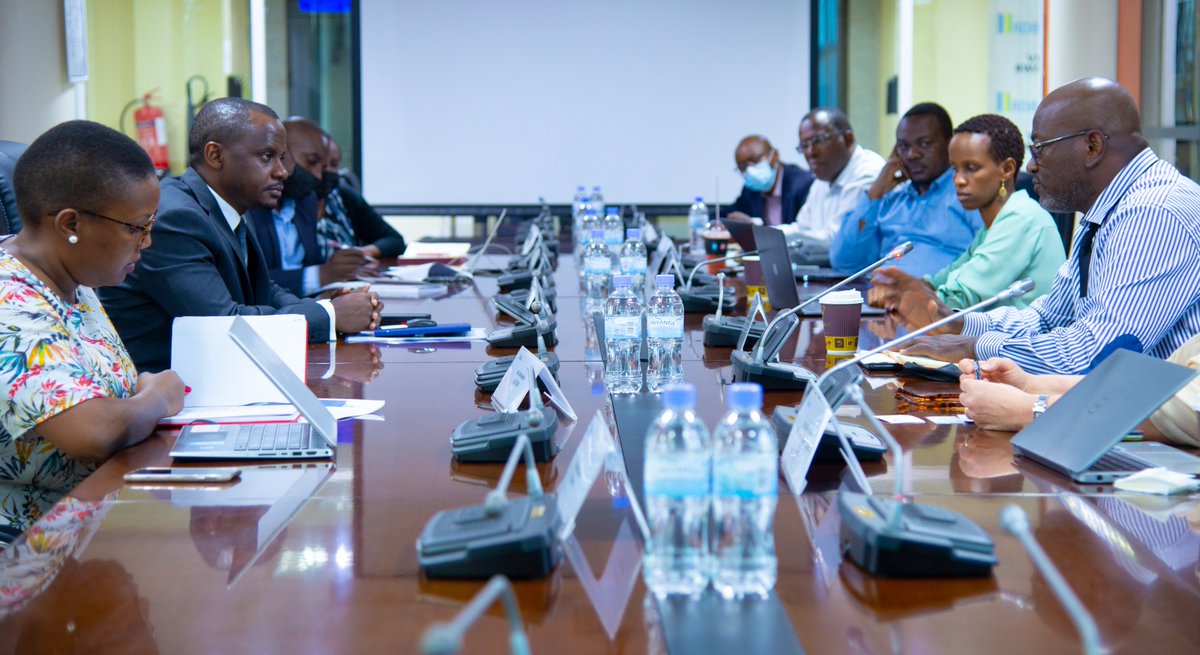 RDBrwanda's tweet photo. Earlier today, RDB Deputy CEO @zniyonkuru received  @AWF_Official delegation led by Vice President Charly Facheux. They discussed Rwanda’s conservation efforts and areas of cooperation, including the @VolcanoesPark expansion program https://t.co/QCfRkrQzQu