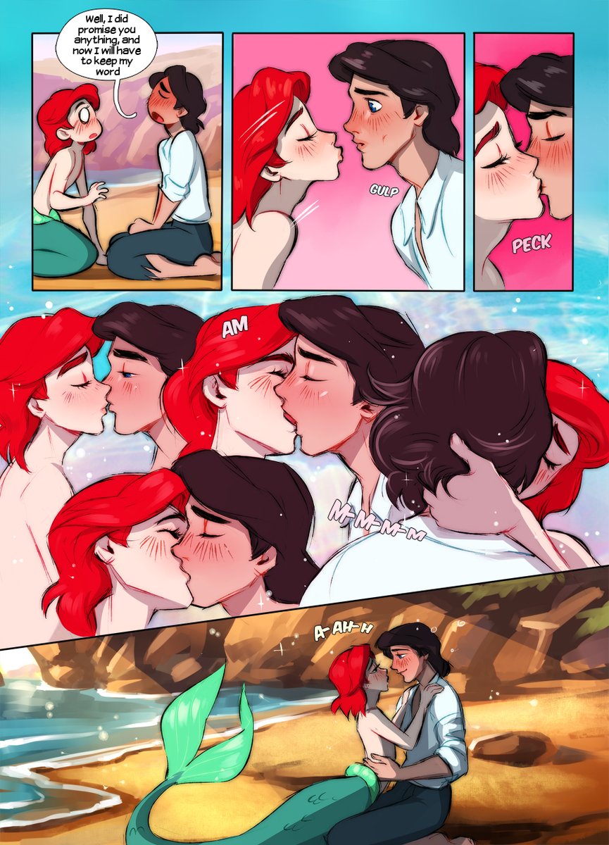 I'm starting to draw a new single, so I will gradually release the older one for free.

Let's go like this: 200 retweets and tomorrow I'm posting the next two pages, uncensored!
#comics #nsfw