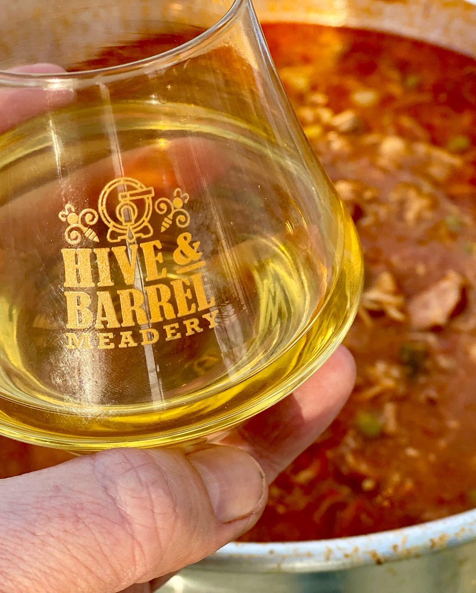 Absolutely beautiful day at Hive &amp; Barrel Meadery! 

The great soup/stew Cook Off is on between us, Backside Grill &amp; <a href="/3rdturnbrewing/">3rd Turn Brewing</a>! Feeling a little sorry for our friends and the ass kickin’ they’re about to experience! 5:00pm tonight. Vote on your favorite soup. Pig Roast!