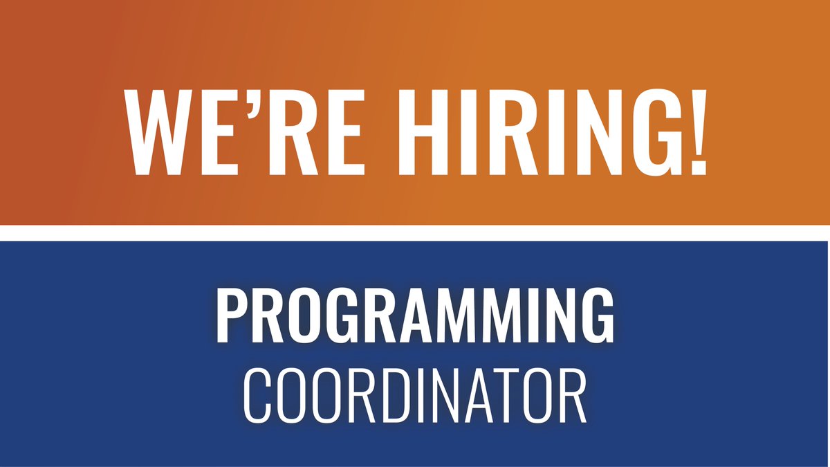 We’re looking for a motivated individual to join our team as a Programming Coordinator, a role focused on helping us build and execute events, coordinate logistics, secure speakers, and provide pre- and post-event management. LEARN MORE and APPLY at cdfa.net/cdfa/cdfaweb.n…