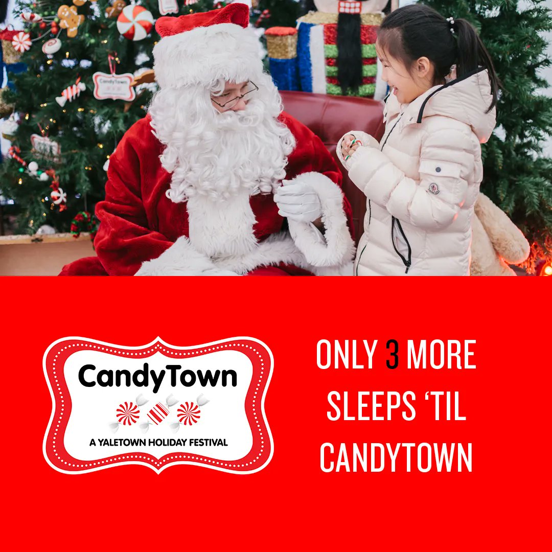 NOV 27 — #CandyTown is bringing a ton of fun activities back this year! Life-sized Candyland board 🎲, horse-drawn carriage 🐴, roaming holiday characters 👯‍♀️ , Saxy Santa 🎷 (yes, you read that right)... and more!

Learn more at buff.ly/3buyWUT