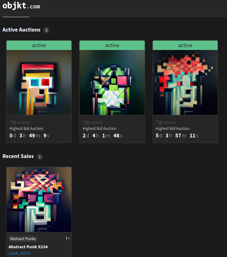 tezosz's tweet photo. One down, three to go! #cryptopunks #abstract #abstractpunks #nft #tezos #tezosnft #nftart #NFTcollection #NFTcollectibles #NFTcollections #cryptopunk https://t.co/5gW8pLRD5X