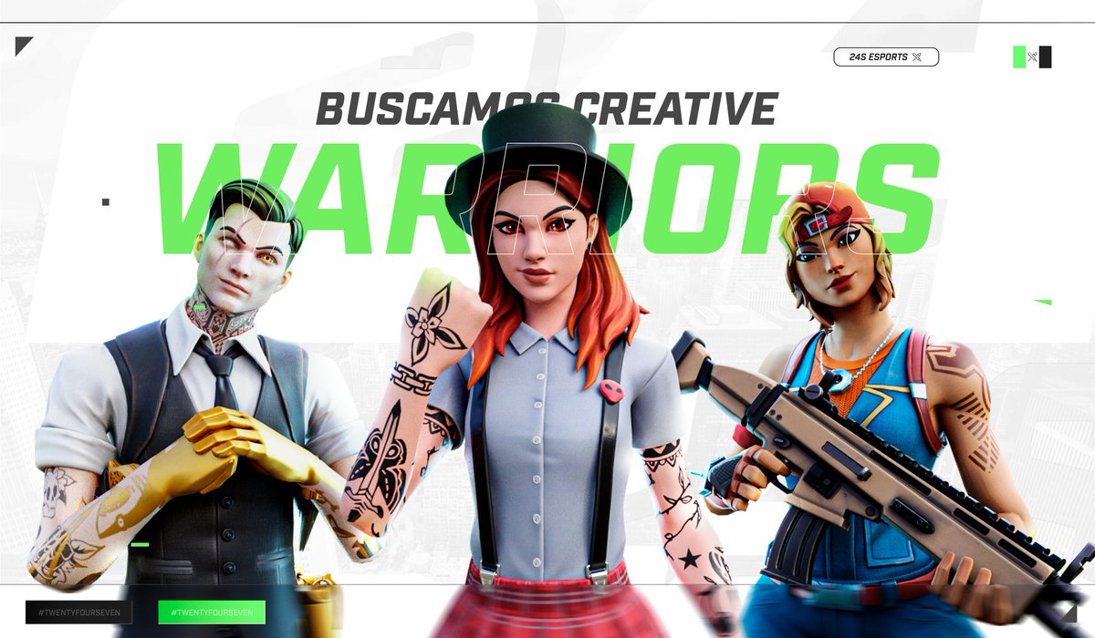 24sEsports's tweet photo. Estamos en busca de Creative Warriors de PC que quieran formar parte de 24s ¿Estás listo para enfrentarte contra los mejores? ⚔️💚

#twentyfourseven 💚⚔️ https://t.co/HvU9scgYQf