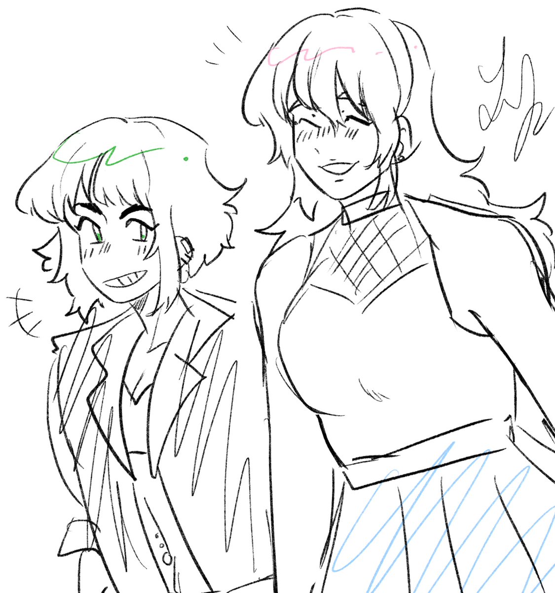 gumi and her incredibly tall gf #gumiluka 